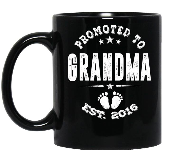 Promoted to grandma 2016 coffee Mug_Black