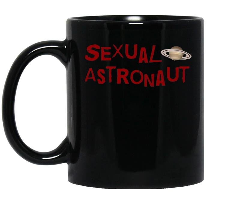 Sexual astronaut coffee Mug_Black