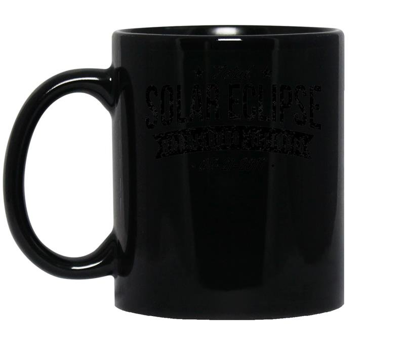 Solar eclipse harrisburg il august 2017 gift coffee Mug_Black