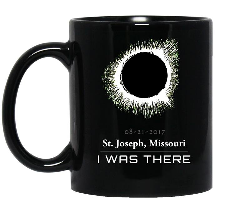 Solar eclipse st joseph missouri 2017 souvenir coffee Mug_Black