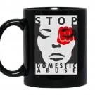 Stop domestic abuse awareness coffee Mug_Black