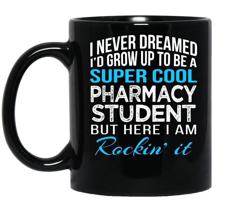 Super cool pharmacy student funny gift coffee Mug_Black
