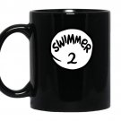 Swimmer 2 twofor men women kids swimmer 1 one coffee Mug_Black