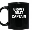 Thanksgiving gravy boat captain funny saying humor coffee Mug_Black