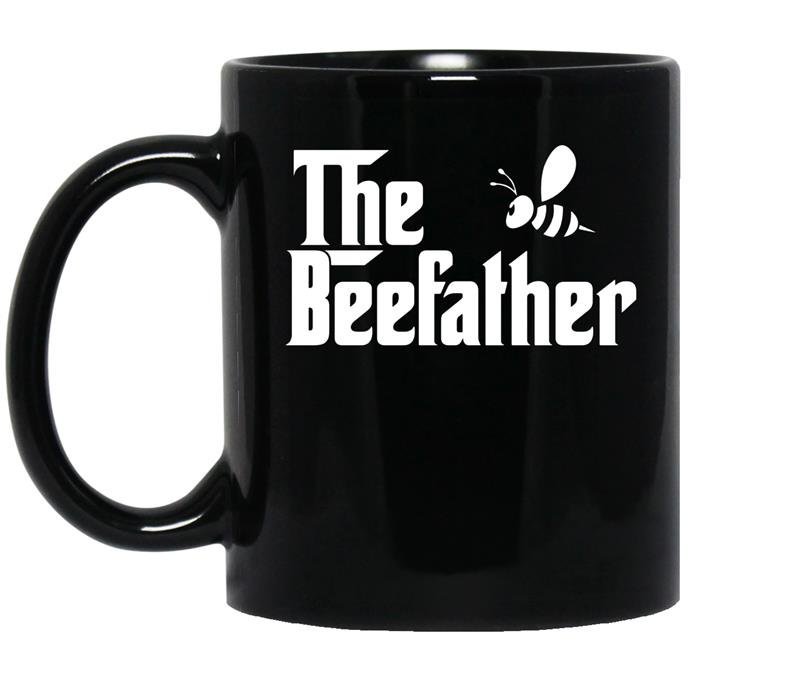 The bee father funny beekeeper beekeeping gift coffee Mug_Black