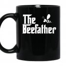 The bee father funny beekeeper beekeeping gift coffee Mug_Black