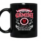 The dumbest thing is piss off a gemini coffee Mug_Black