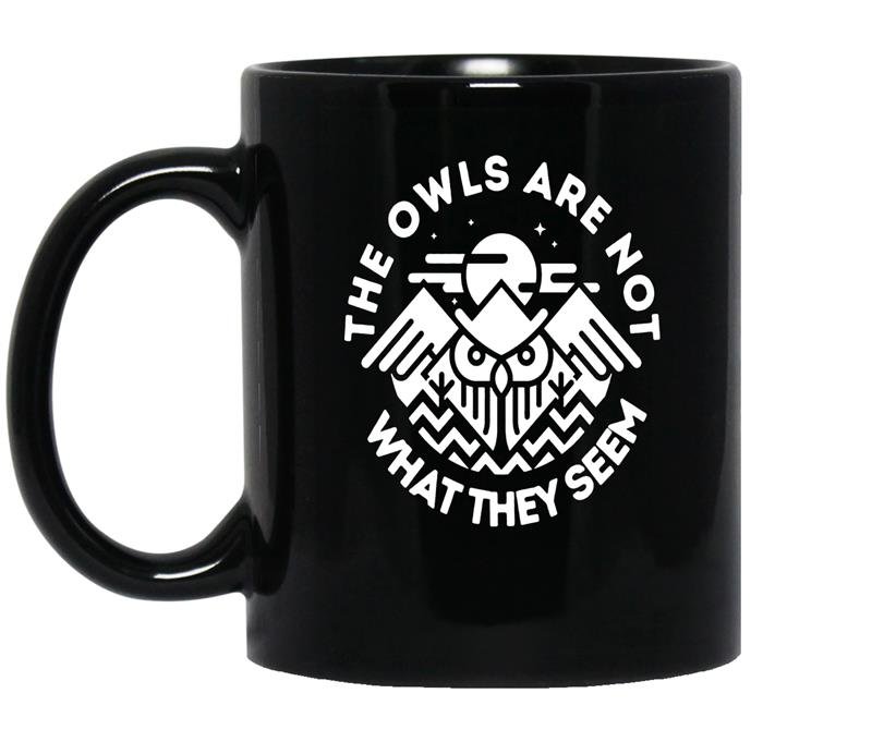 The owls are not what they seem coffee Mug_Black
