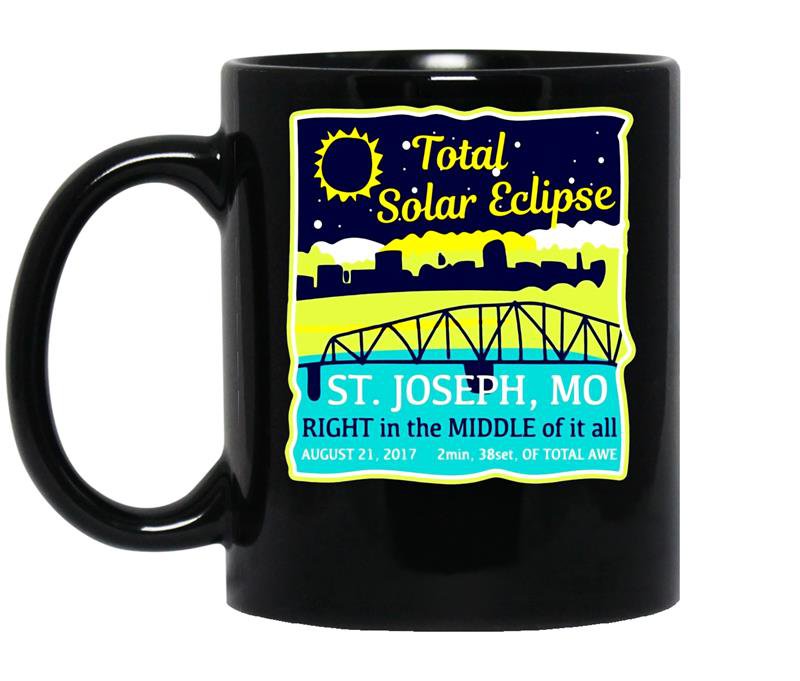 Total solar eclipse st joseph coffee Mug_Black