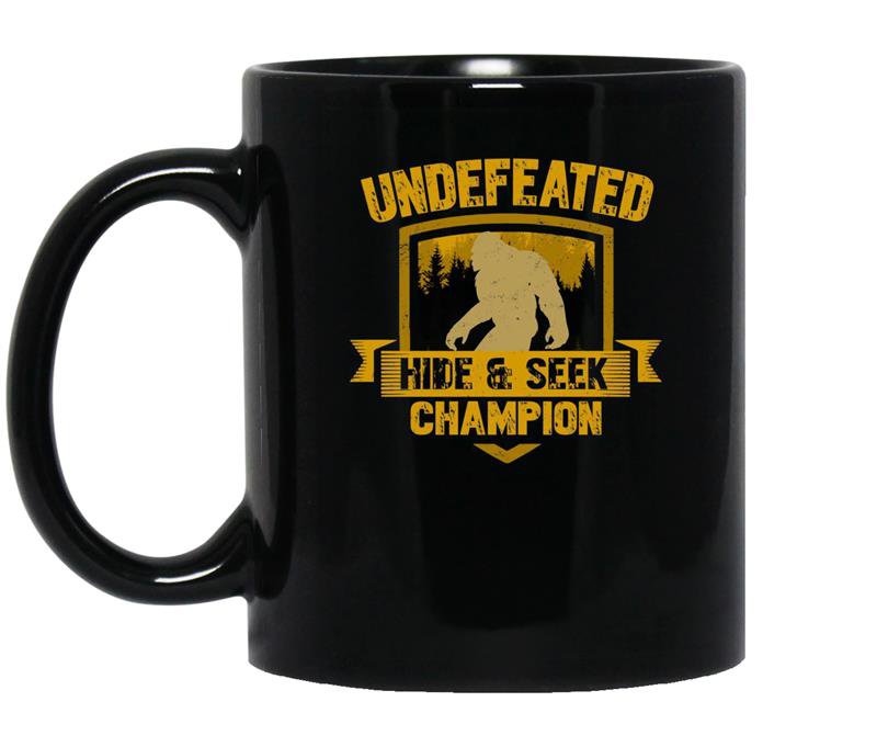 Undefeated hide and seek champion coffee Mug_Black