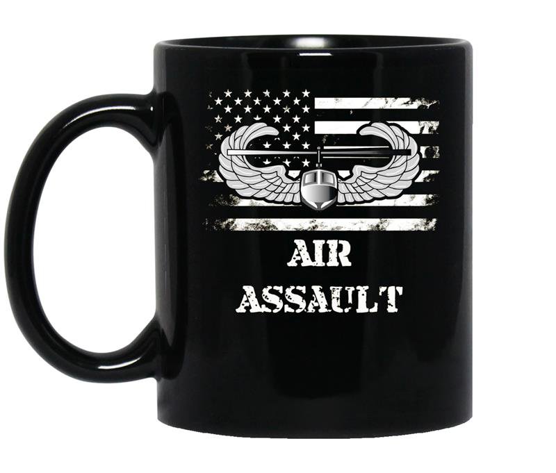 Us army air assault badge coffee Mug_Black