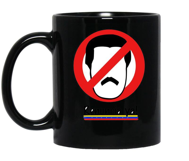 Venezuela renuncia ya maduro coffee Mug_Black