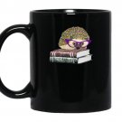 Womens adorable hedgehogsmall coffee Mug_Black