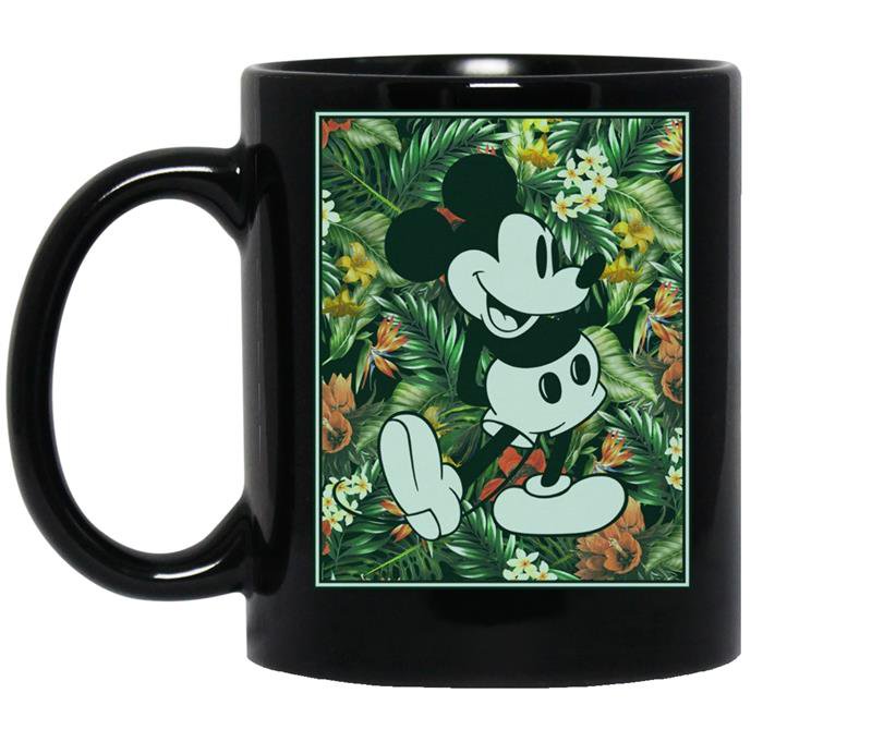 Womens disney tropical mickey coffee Mug_Black