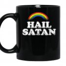 Womens satan ironic rainbow Coffee Mug_Black