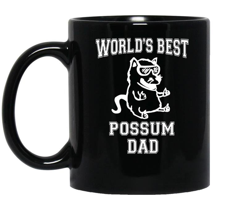 Worlds best possum dad funny awesome possum coffee Mug_Black
