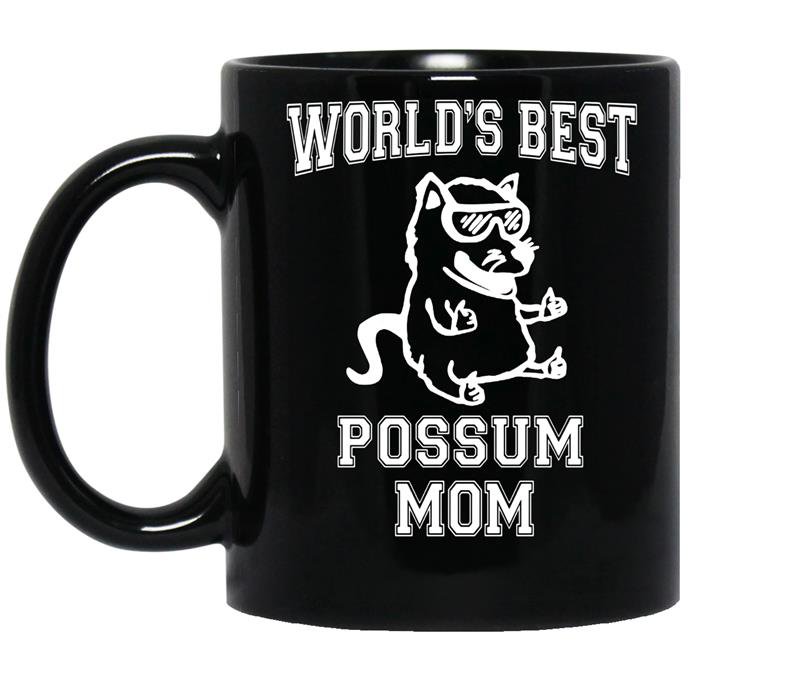 Worlds best possum mom funny awesome possum coffee Mug_Black