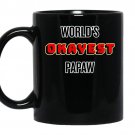 Worlds okayest papaw coffee Mug_Black