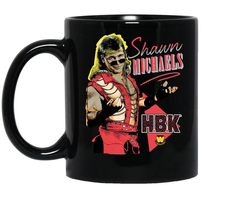 Wwe shawn michaels hbk coffee Mug_Black