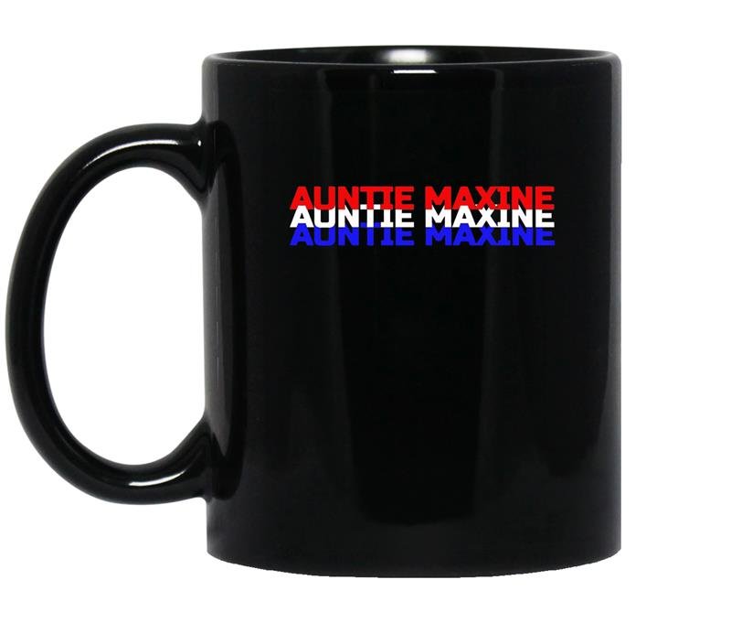 Auntie maxine waters coffee Mug_Black