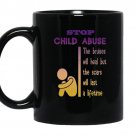 Child abuse awareness coffee Mug_Black