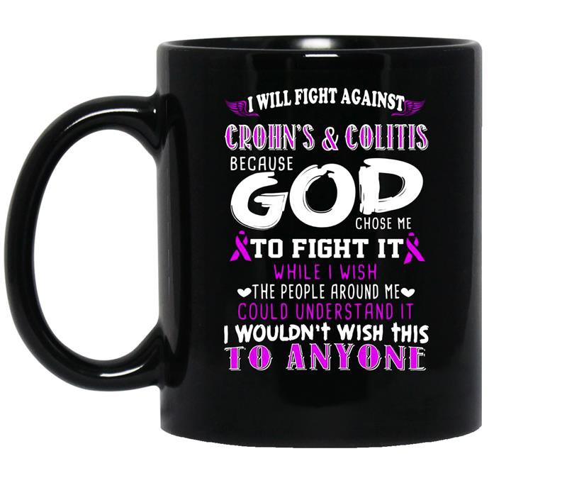 Crohns and colitis awareness coffee Mug_Black
