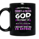 Crohns and colitis awareness coffee Mug_Black