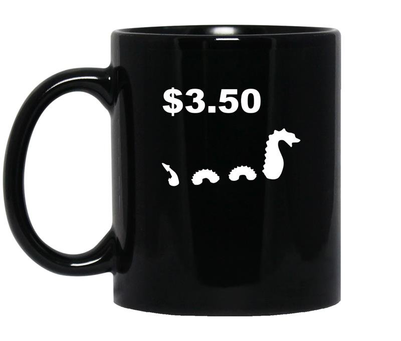 Funny tree fiddyloch ness monster three fifty tee coffee Mug_Black