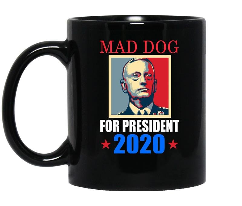 General mad dog mattis knifehands for president 2020 coffee Mug_Black