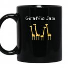 Giraffic jam safari giraffe coffee Mug_Black
