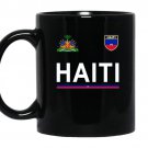 Haiti soccer haitian retro football jersey 2017 coffee Mug_Black