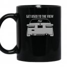 Honda civic lowered si get used the the view racing mensstealth black coffee Mug_Black