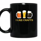 I like crafts craft beer coffee Mug_Black