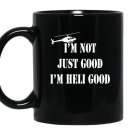 Im heli goodhelicopter pilot fathers day gift coffee Mug_Black
