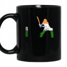 Indian cricketer batsman wicket cricket match gift coffee Mug_Black