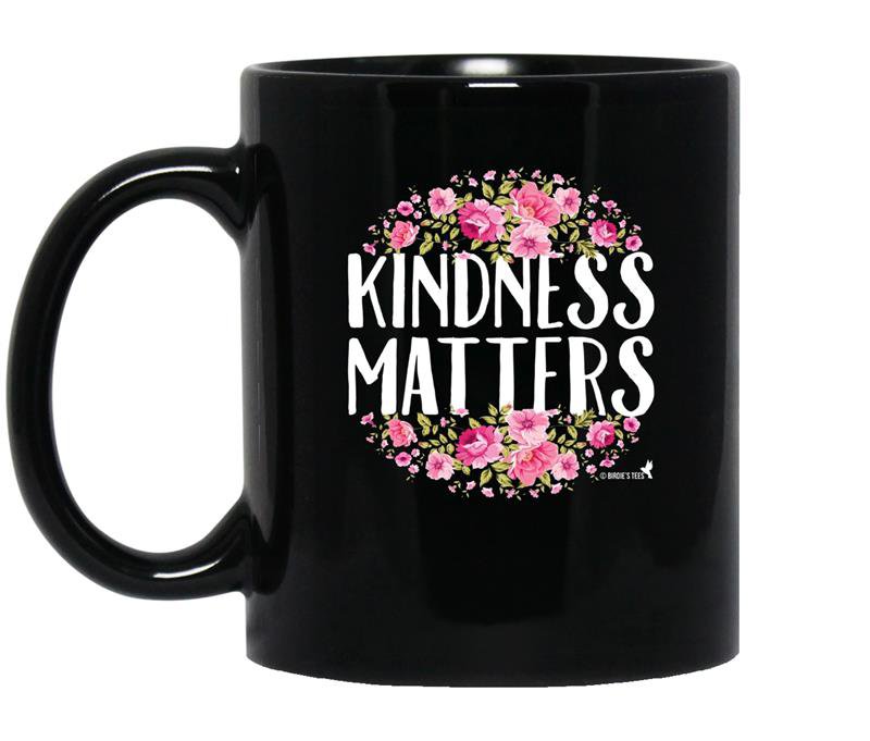 Kindness mattersfor love unity compassion coffee Mug_Black