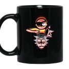 Mens evil mortymedium coffee Mug_Black