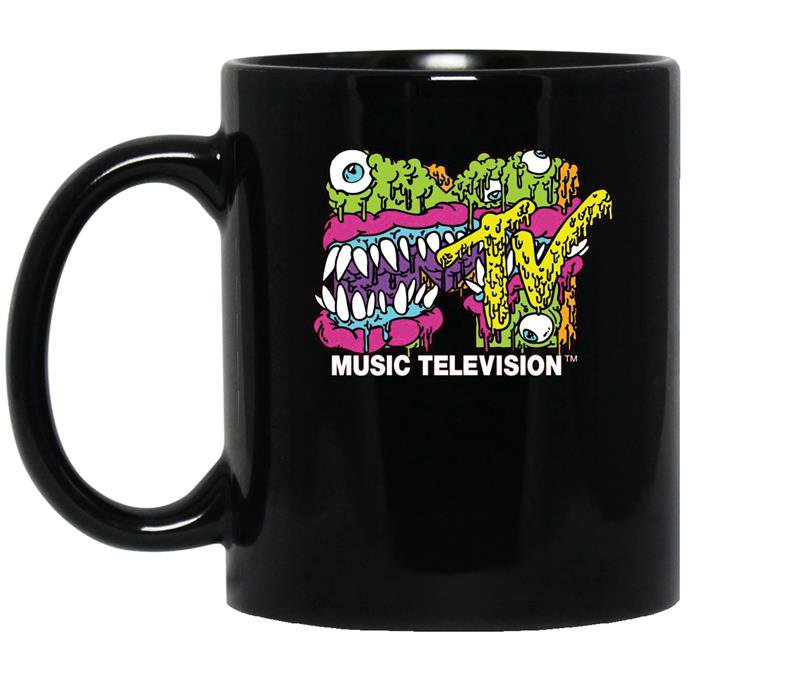 Mtv melting monsterblack coffee Mug_Black