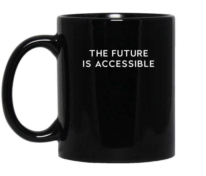 Solidarity the future is accessible coffee Mug_Black