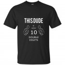 10 year old boy gifts officially double digits t-shirt