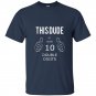 10 year old boy gifts officially double digits t-shirt