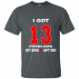 13th birthday boy shirts funny cool gift t-shirt