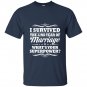 32nd wedding anniversary gift ideas for her him i survived t-shirt