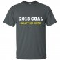 2018 goal qualify for boston 262 running motivation t-shirt