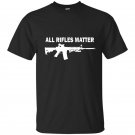 All rifles matter black ar 15 tactical gun police nra blm mens t-shirt