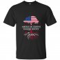 American grown with denmark danish roots t-shirt