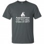 Appalachian trail thru hiker class of 2017 t-shirt at tent tee