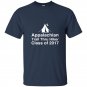 Appalachian trail thru hiker class of 2017 t-shirt at tent tee