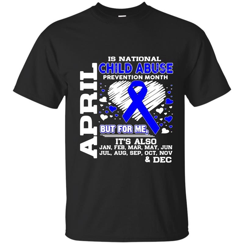 April is national child abuse prevention month t-shirt