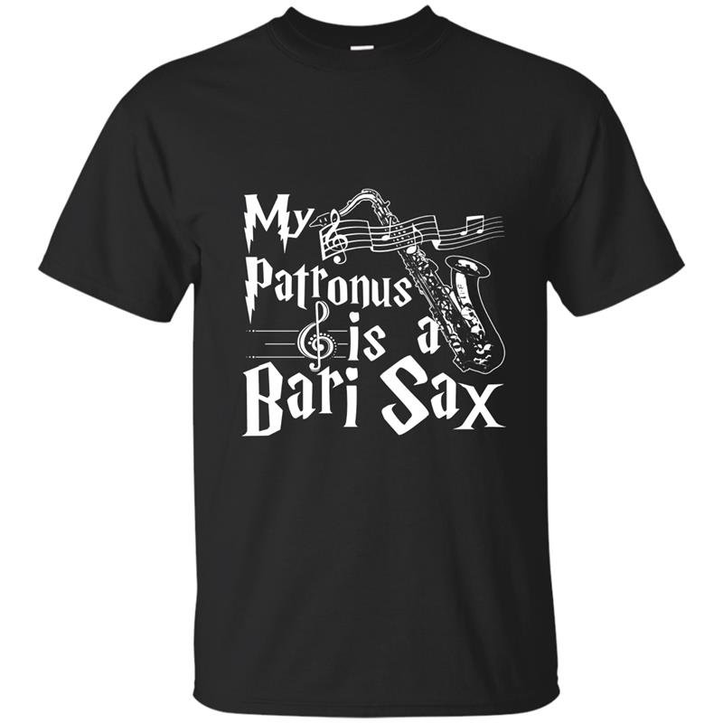Bari sax t-shirt my patronus is a bari sax tee
